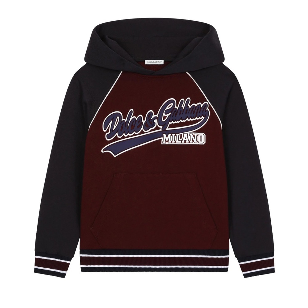 Dolce & Gabbana Kids Black and Brown Hoodie